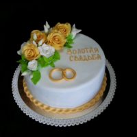 маленький торт на свадьбу